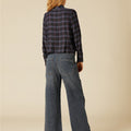 DENIM BOTONES CINTURILLA AZUL