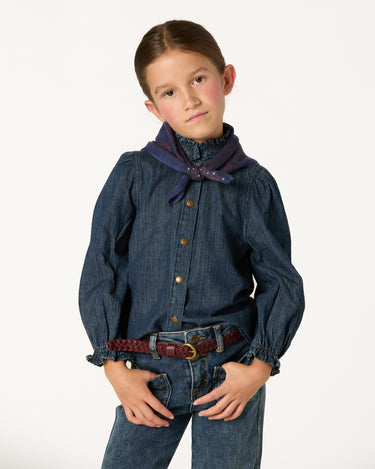 BLUE DENIM SHIRT