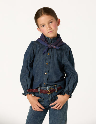 BLUE DENIM SHIRT