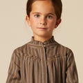 CAMISA RAYA MARRÓN