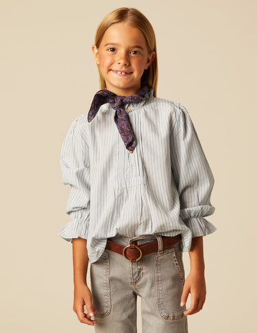 BLUE STRIPED SHIRT