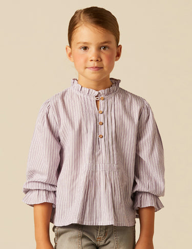 PURPLE STRIPED SHIRT