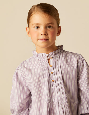 PURPLE STRIPED SHIRT