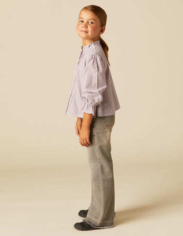 PURPLE STRIPED SHIRT