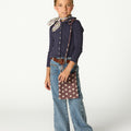 POINTELLE BLUEBERRY T-SHIRT
