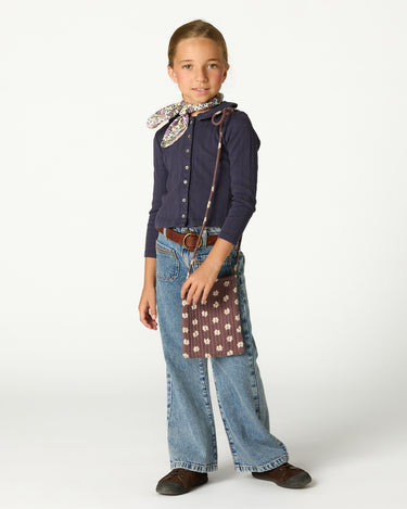 POINTELLE BLUEBERRY T-SHIRT