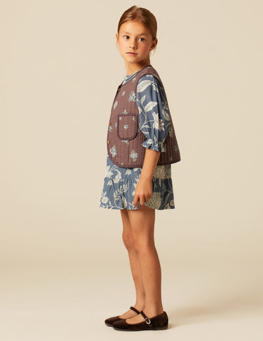 MOLE PRINT QUILTED VEST