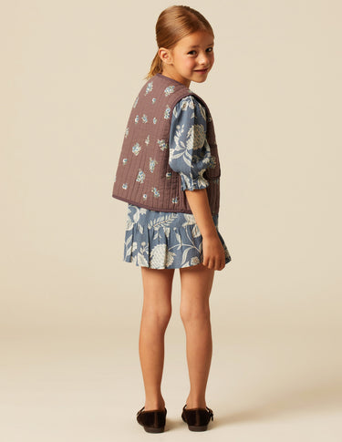 MOLE PRINT QUILTED VEST