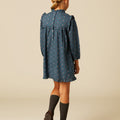 VESTIDO BLOSSOM SPACE BLUE