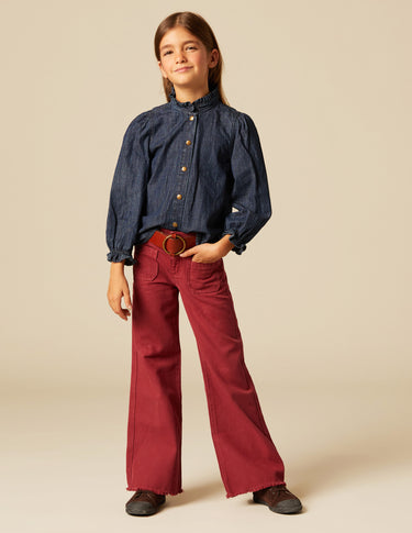 PANTALÓN BOLSILLO INDIAN RED