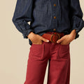 PANTALÓN BOLSILLO INDIAN RED