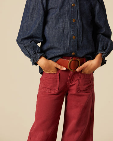 PANTALÓN BOLSILLO INDIAN RED