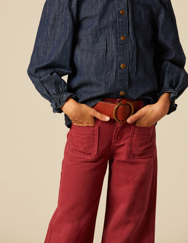 PANTALÓN BOLSILLO INDIAN RED