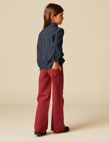 PANTALÓN BOLSILLO INDIAN RED