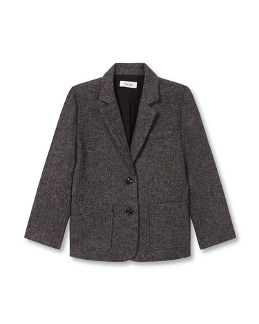 HERRINGBONE GREY BLAZER