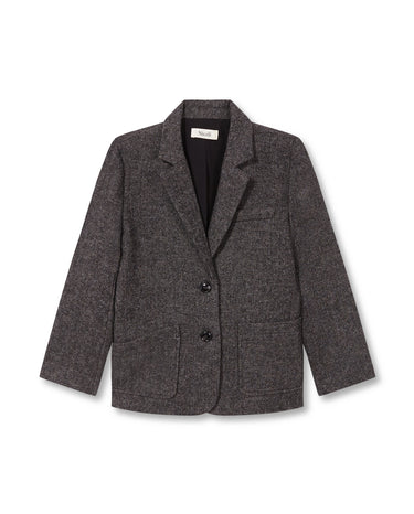 HERRINGBONE GREY BLAZER