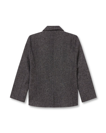 HERRINGBONE GREY BLAZER