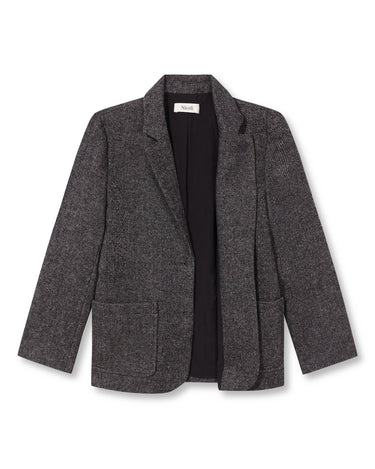 HERRINGBONE GREY BLAZER