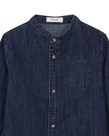 BLUE MAO DENIM SHIRT