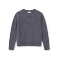 JERSEY CUELLO PICO GRIS MEDIO