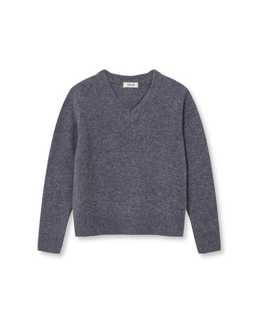 JERSEY CUELLO PICO GRIS MEDIO