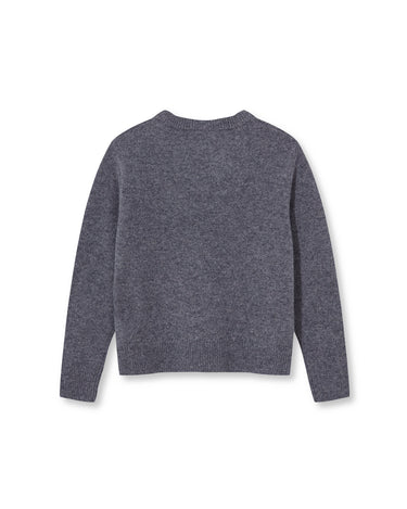 JERSEY CUELLO PICO GRIS MEDIO