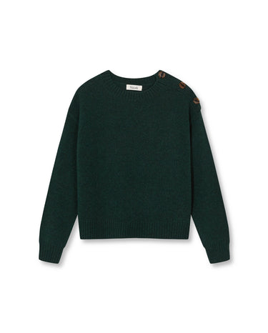 JERSEY BOTONES VERDE OSCURO
