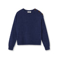 JERSEY BOTONES AZUL JASPEADO