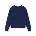 JERSEY BOTONES AZUL JASPEADO