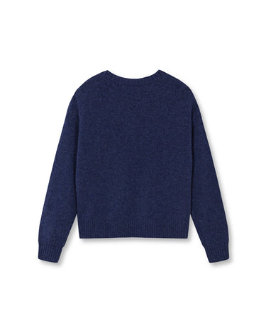 JERSEY BOTONES AZUL JASPEADO