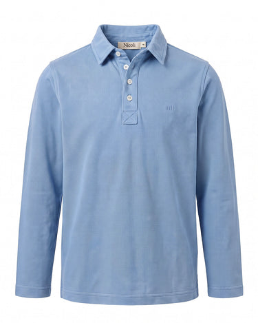 "nn" LIGHT BLUE POLO