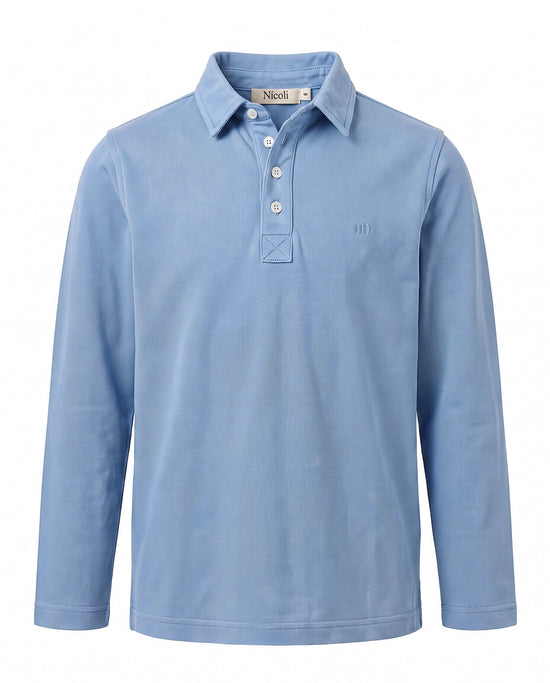POLO "nn" AZUL CLARO