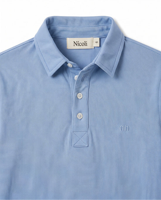 POLO "nn" AZUL CLARO