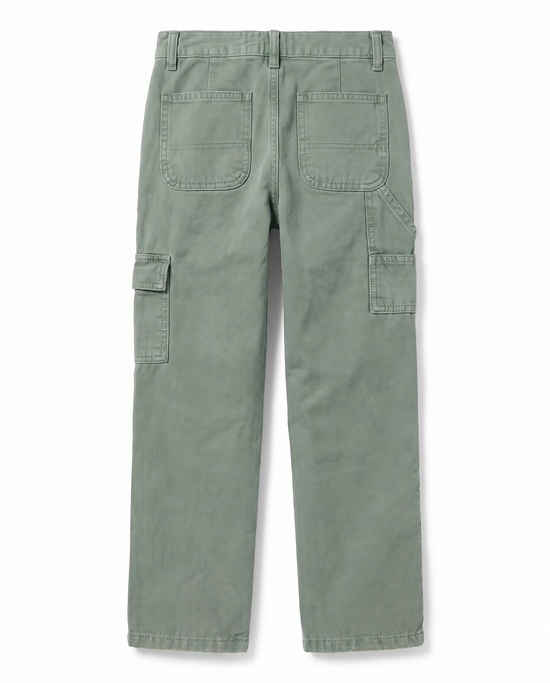 GREEN HUNTING CARGO PANTS