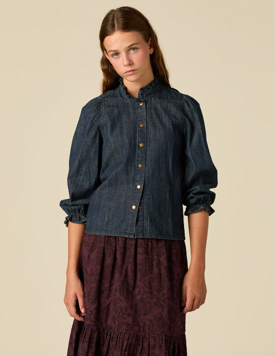 CAMISA VAQUERA AZUL