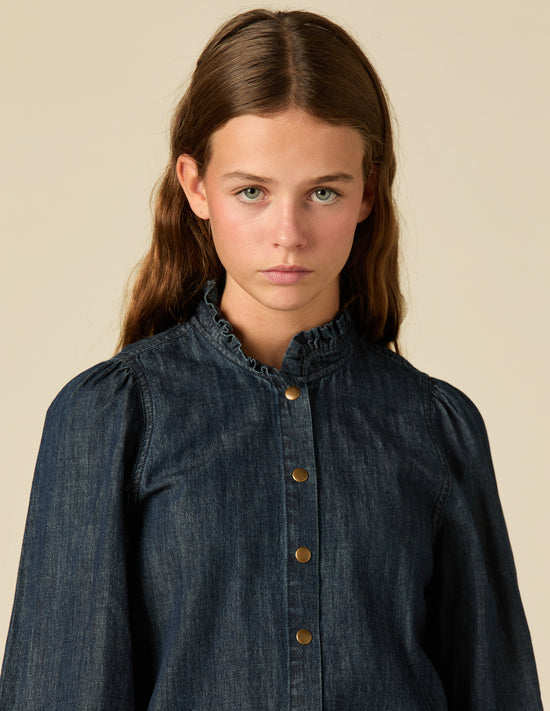CAMISA VAQUERA AZUL