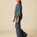 CAMISA BLOSSOM SPACE BLUE