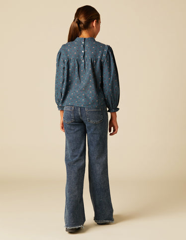 CAMISA BLOSSOM SPACE BLUE
