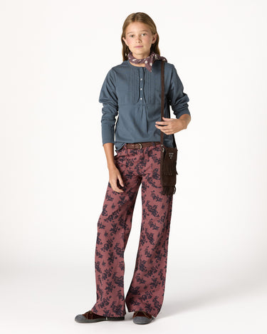 PEBBLE PIN TUCK SHIRT