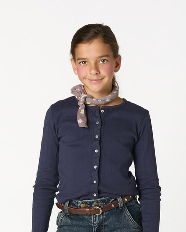 BLUEBERRY POINTELLE T-SHIRT