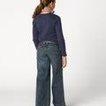 BLUEBERRY POINTELLE T-SHIRT