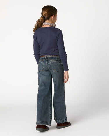 BLUEBERRY POINTELLE T-SHIRT