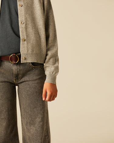 CHAQUETA GRIS MEDIO