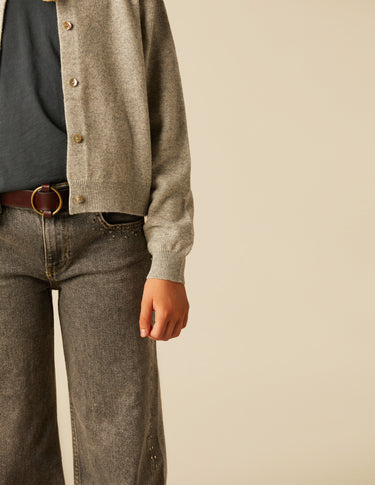 CHAQUETA GRIS MEDIO