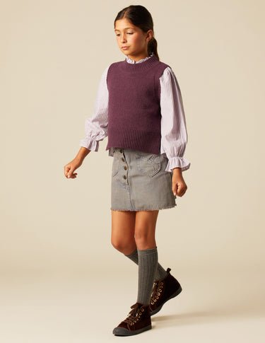 FALDA SARGA PEBBLE
