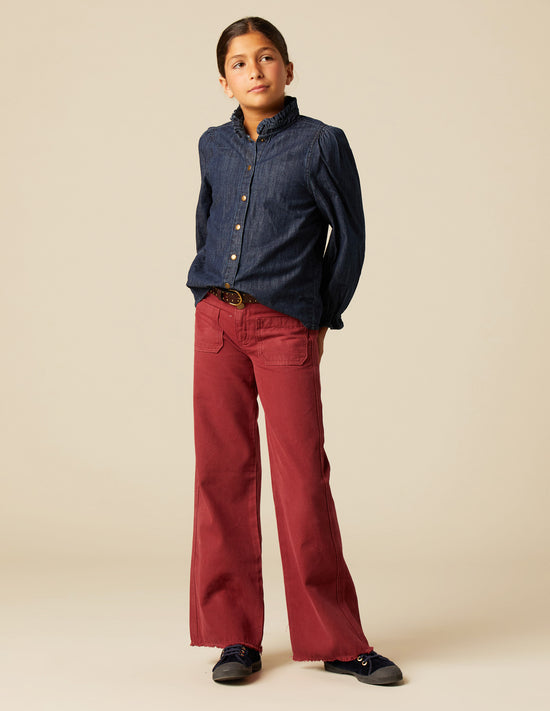 PANTALÓN BOLSILLO INDIAN RED