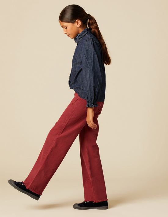 PANTALÓN BOLSILLO INDIAN RED