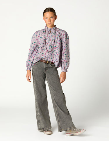 GREY SIDE STAR DENIM