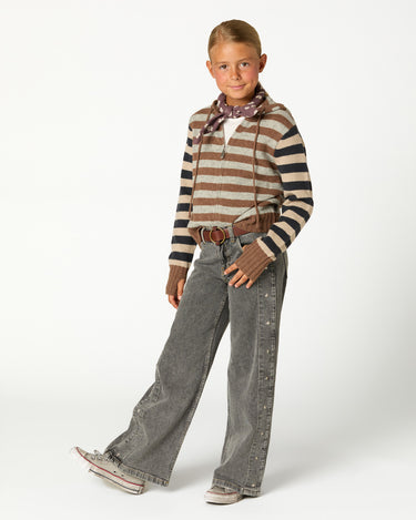 DENIM ESTRELLAS LATERALES GRIS
