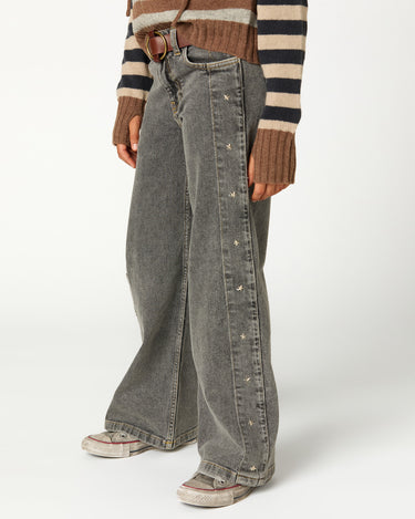 DENIM ESTRELLAS LATERALES GRIS